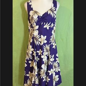 VTG. Floral midi dress